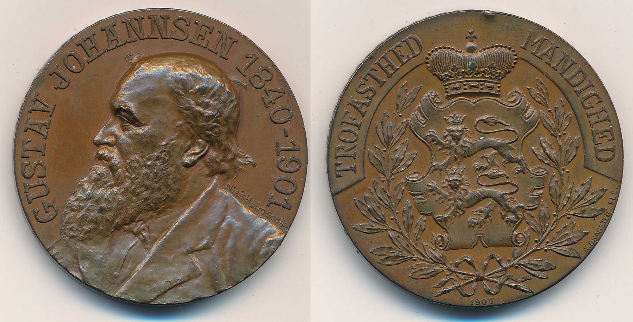 1907, Gustav Johannsen 18401901, tysk dansksindet lærer og journalist